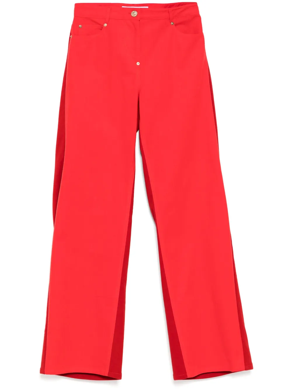 cotton tapered trousers