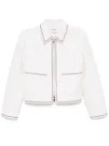 Thom Browne patch pocket golf jacket - White