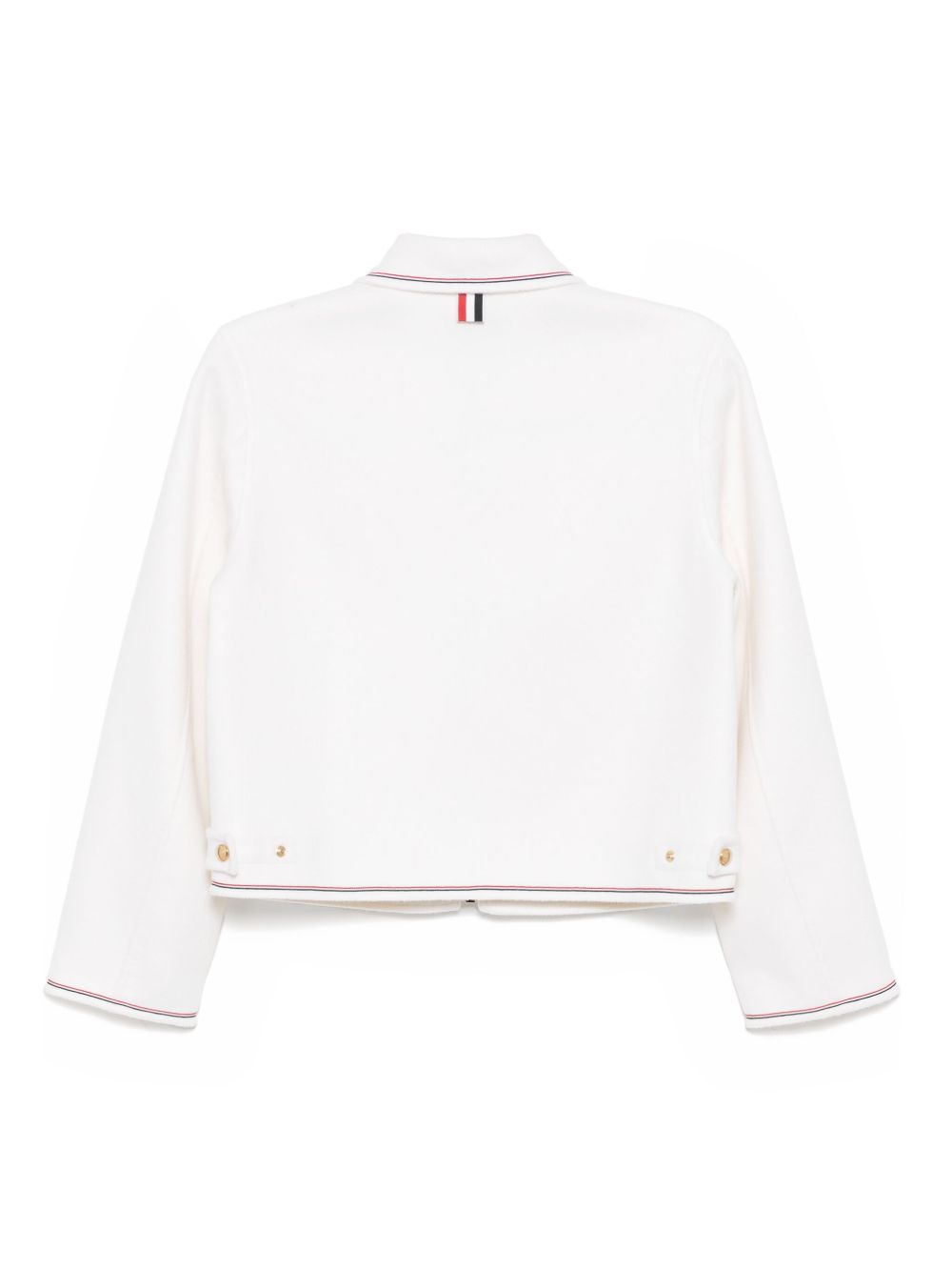 Thom Browne patch pocket golf jacket - White