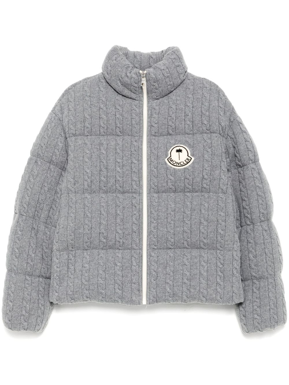 Moncler x Palm Angels Austru Short down jacket - Grey