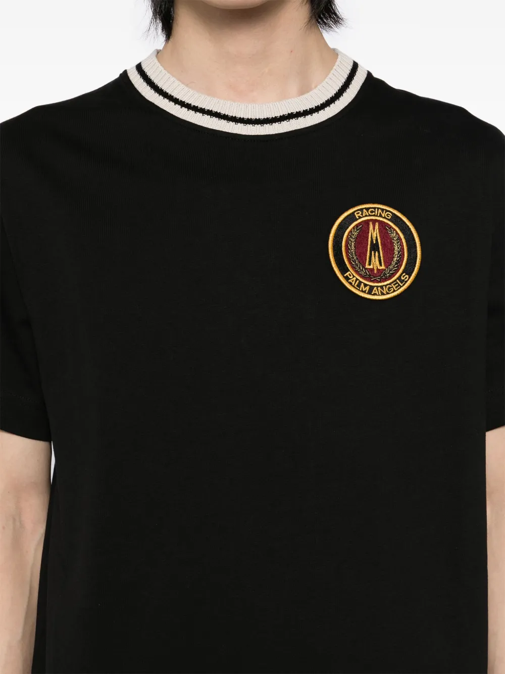 Moncler x Palm Angels T-shirt Zwart