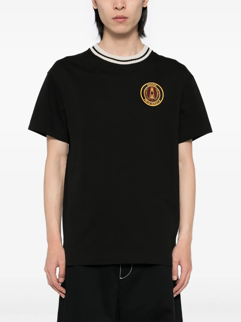 Moncler x Palm Angels T-shirt Zwart