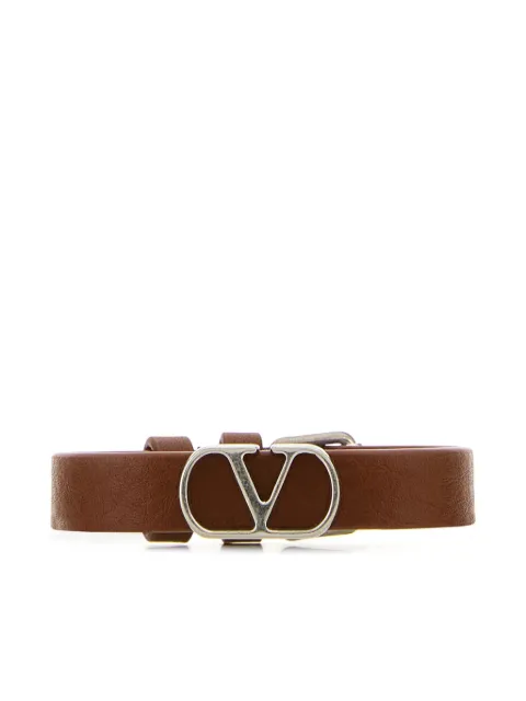 Valentino Garavani Vlogo leather bracelet 