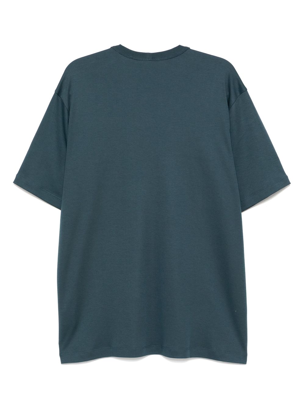 Helmut Lang T-shirt met geborduurd logo - Blauw