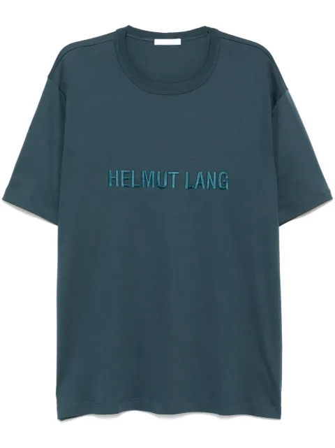 Helmut Lang playera con logo bordado