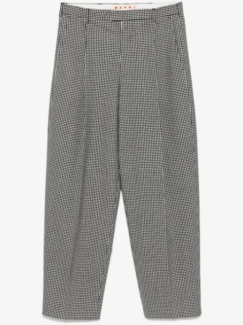 Marni checked trousers