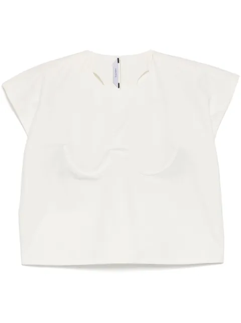 pushBUTTON bra point sleeveless top
