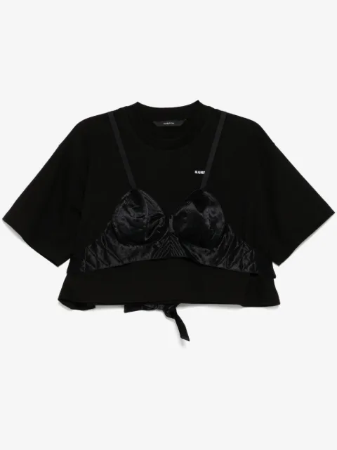 pushBUTTON bra point cropped top