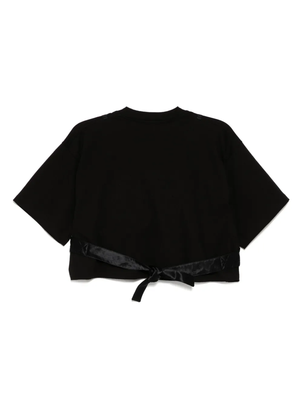 pushBUTTON Cropped top met bh - Zwart