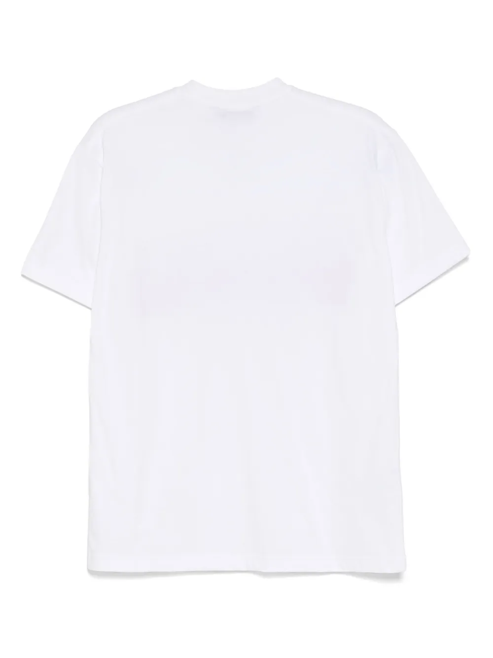 pushBUTTON T-shirt met logoprint - Wit