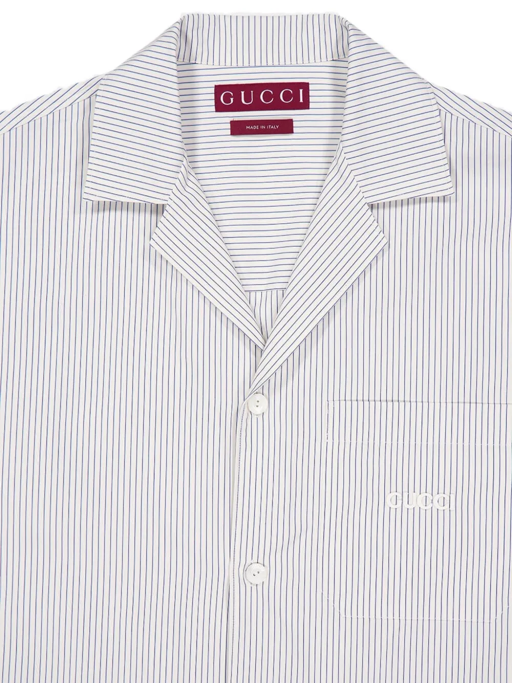 Gucci Gestreept overhemd Wit