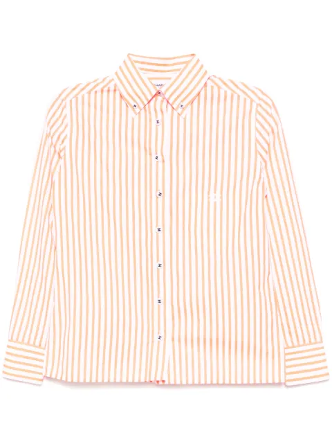 CHANEL Pre-Owned 2000s cc marks striped shirt