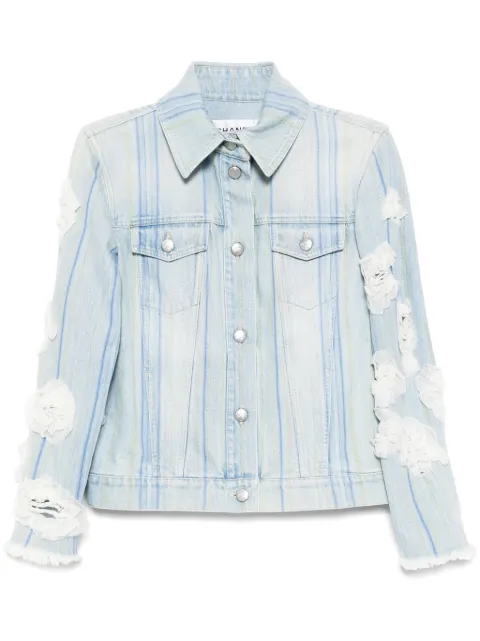 CHANEL Pre-Owned chamarra de mezclilla 2020