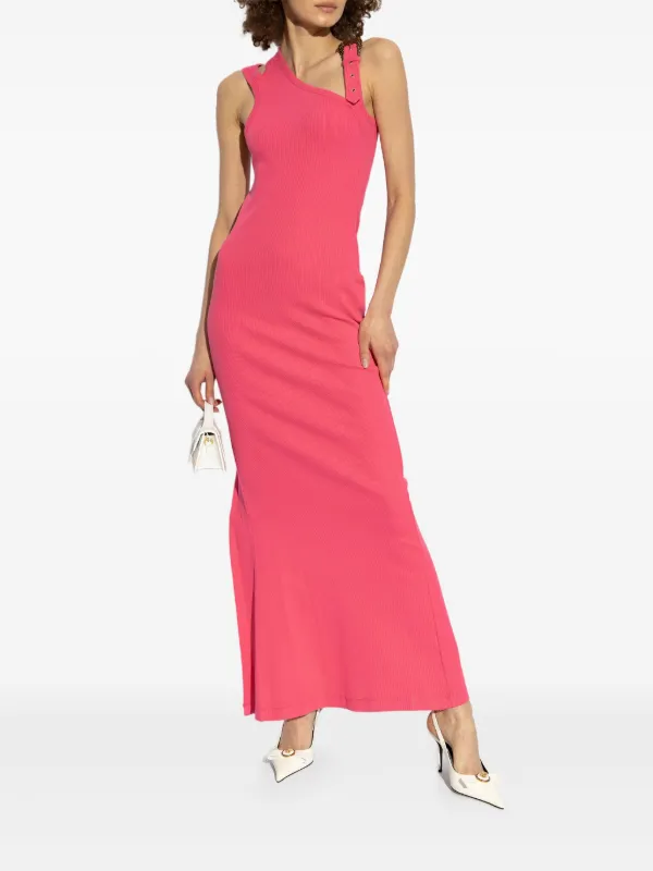 light pink long dress Eden Strapless Maxi Dress