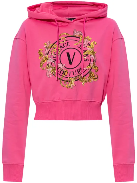 Versace Jeans Couture sudadera con capucha y aplique