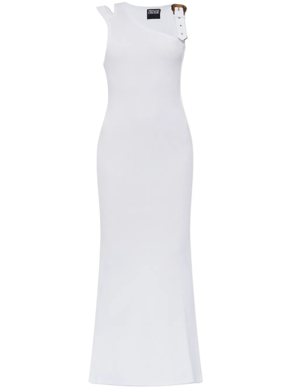 Baroque-buckle dress