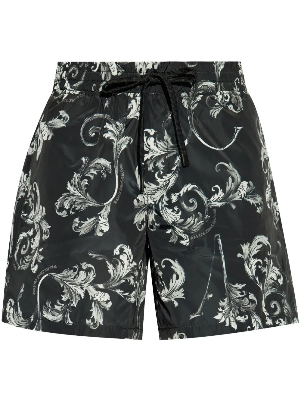 Versace Jeans Couture Barocco shorts Zwart