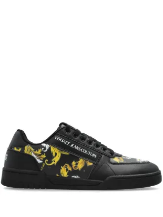 Versace Jeans Couture Tênis Brooklyn | Preto | FARFETCH BR