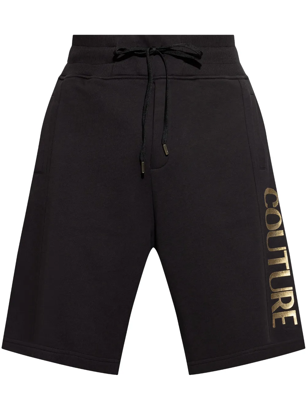 Versace Jeans Couture Shorts met logoprint Zwart