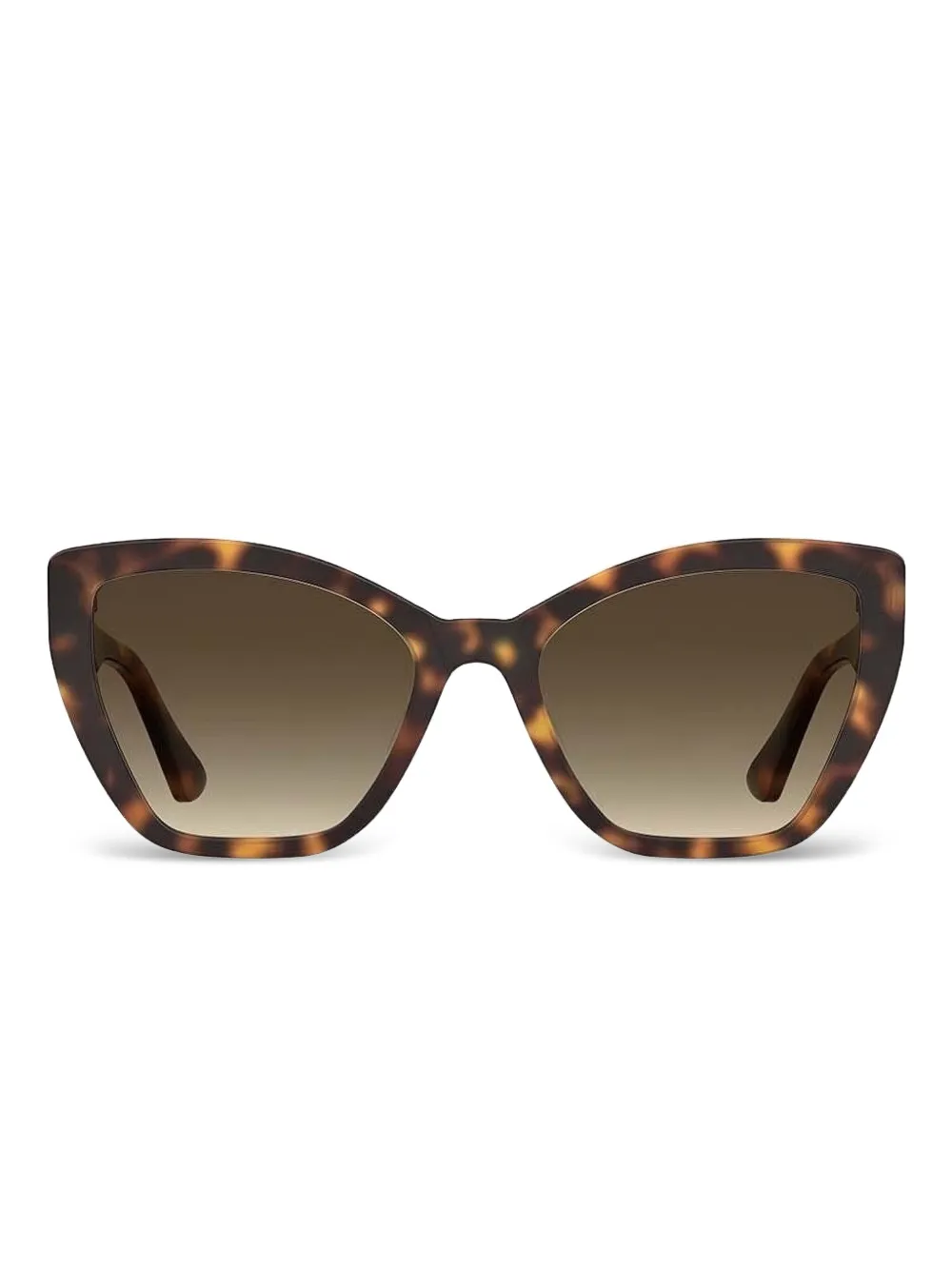 Moschino Eyewear Zonnebril met cat-eye montuur Bruin