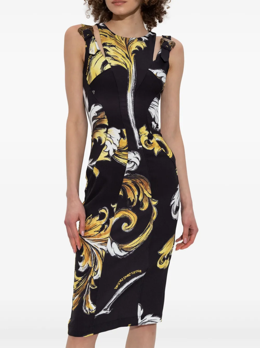 VERSACE JEANS COUTURE BAROCCO OUTLINE DRESS