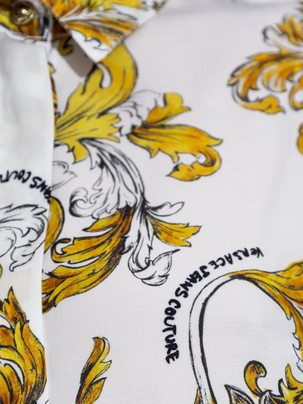Versace Jeans Couture Outline Barocco blouse Wit