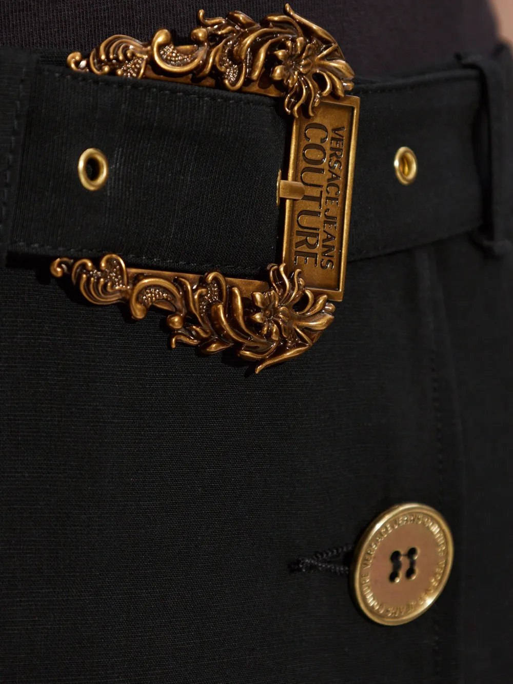 Versace Jeans Couture Gonna con fibbia barocca | Abbigliamento | Image 4