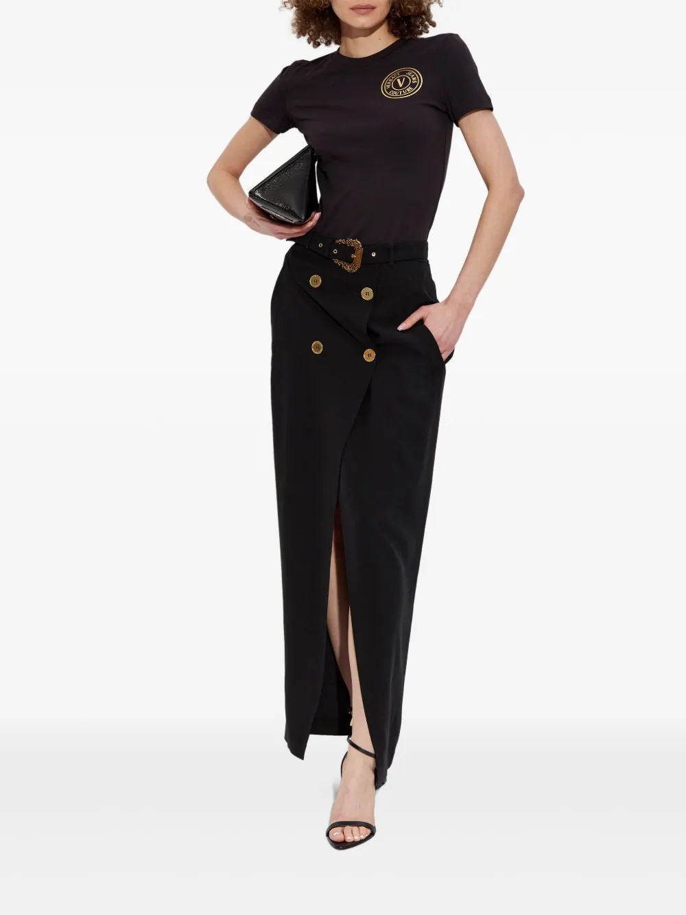 Versace Jeans Couture Gonna con fibbia barocca | Image 5