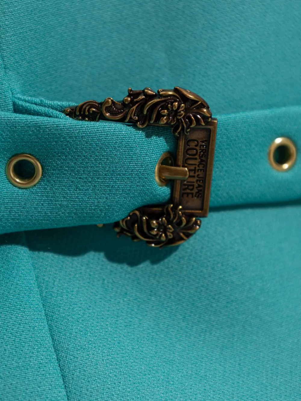 Versace Jeans Couture Blazer met enkele rij knopen Blauw