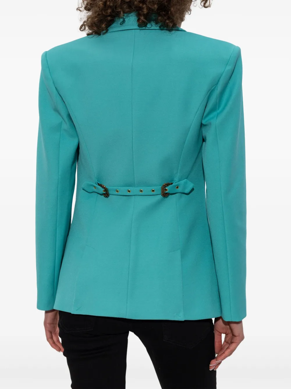 Versace Jeans Couture Blazer met enkele rij knopen Blauw