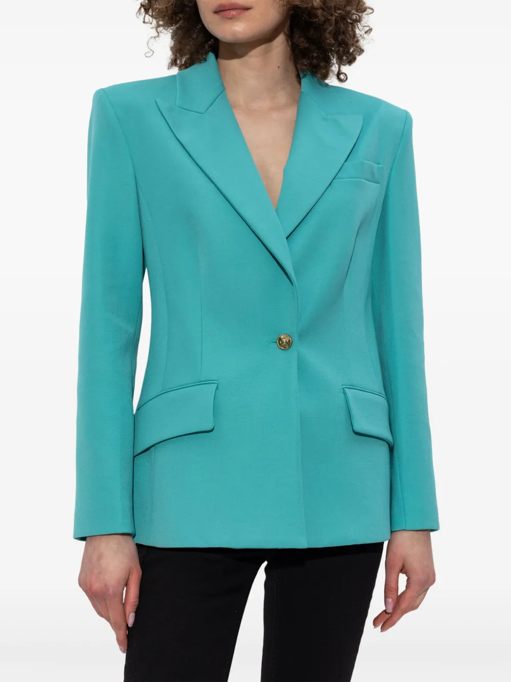 Versace Jeans Couture Blazer met enkele rij knopen Blauw