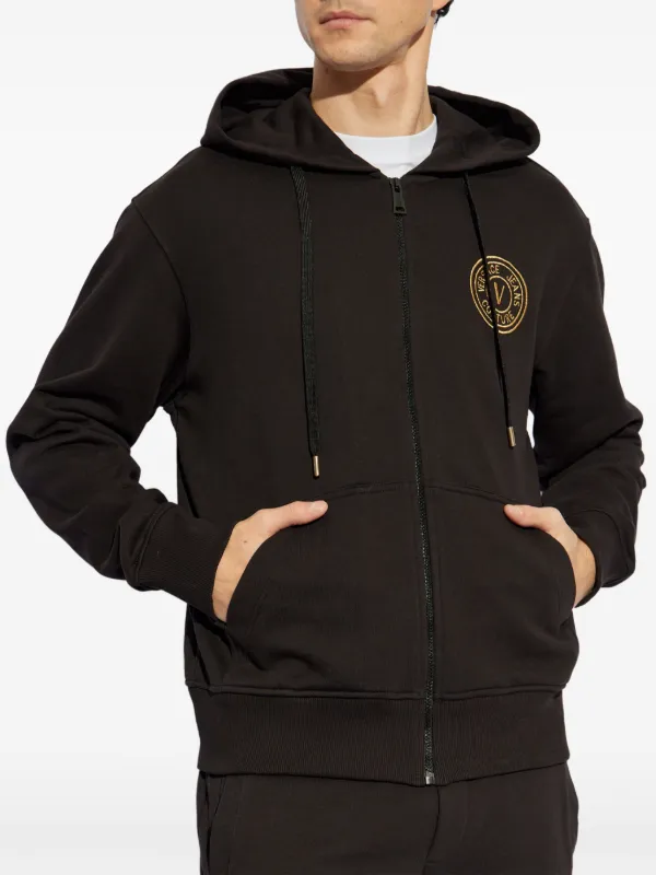 Versace Jeans Couture ロゴ パーカー | ブラック | FARFETCH JP