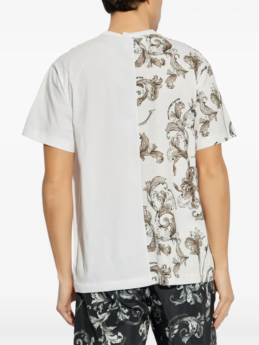 VERSACE JEANS COUTURE BAROCCO-PRINT T-SHIRT