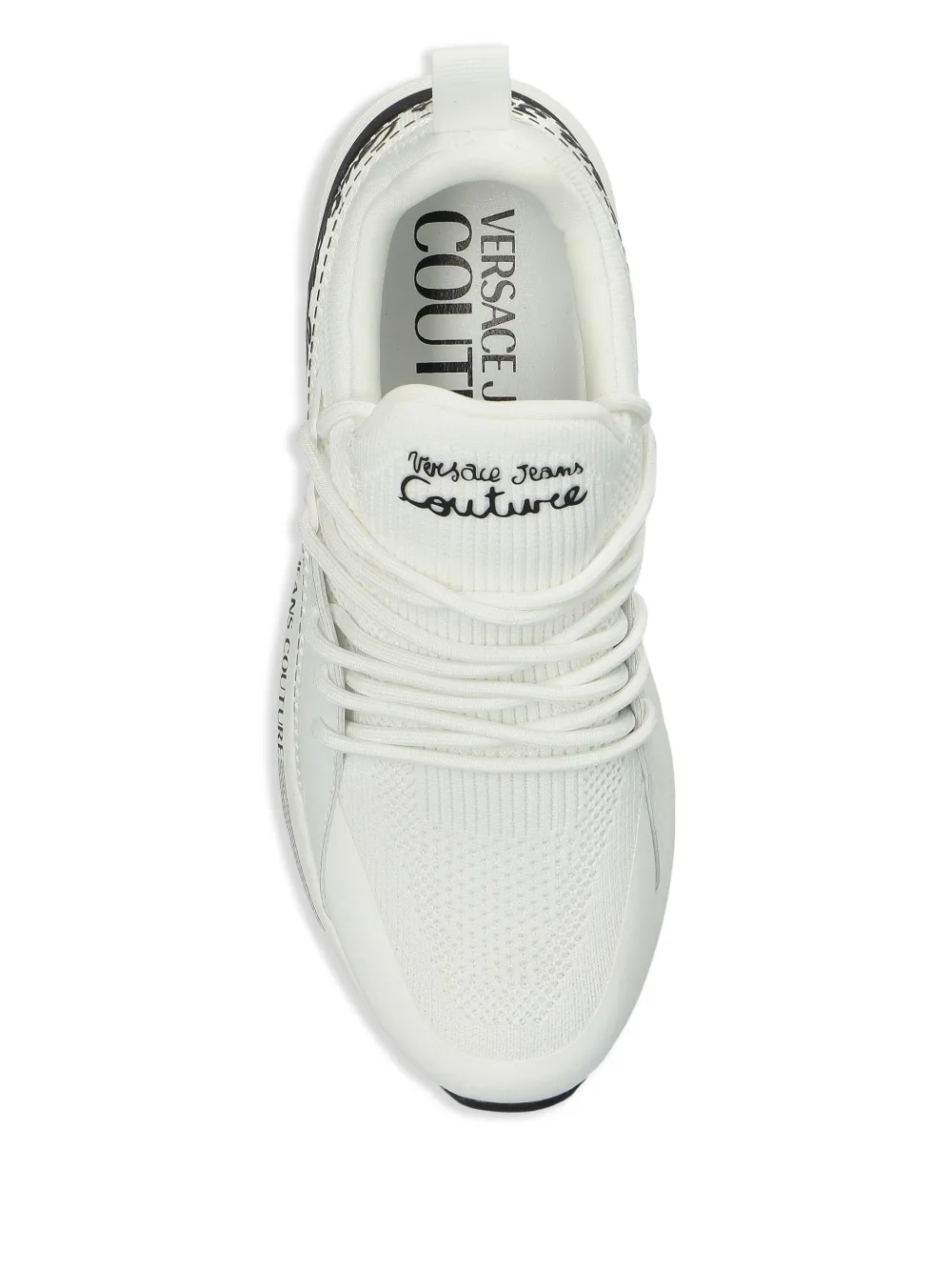 Versace Jeans Couture Sneakers met logoprint Wit