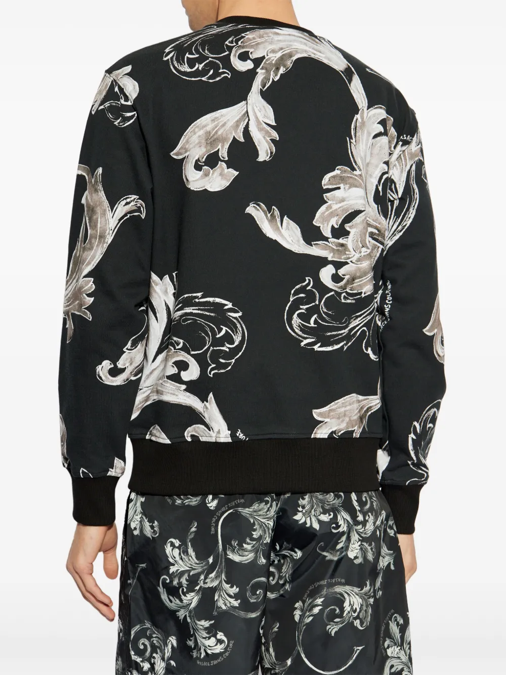 VERSACE JEANS COUTURE OUTLINE BAROCCO SWEATSHIRT