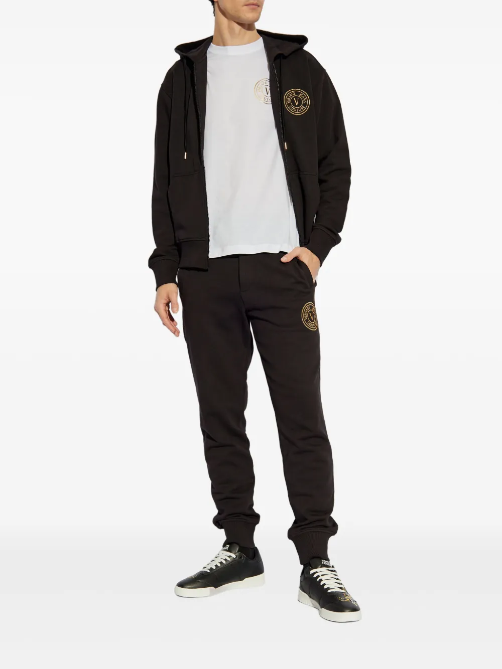 Versace Jeans Couture V-Emblem track pants - Zwart