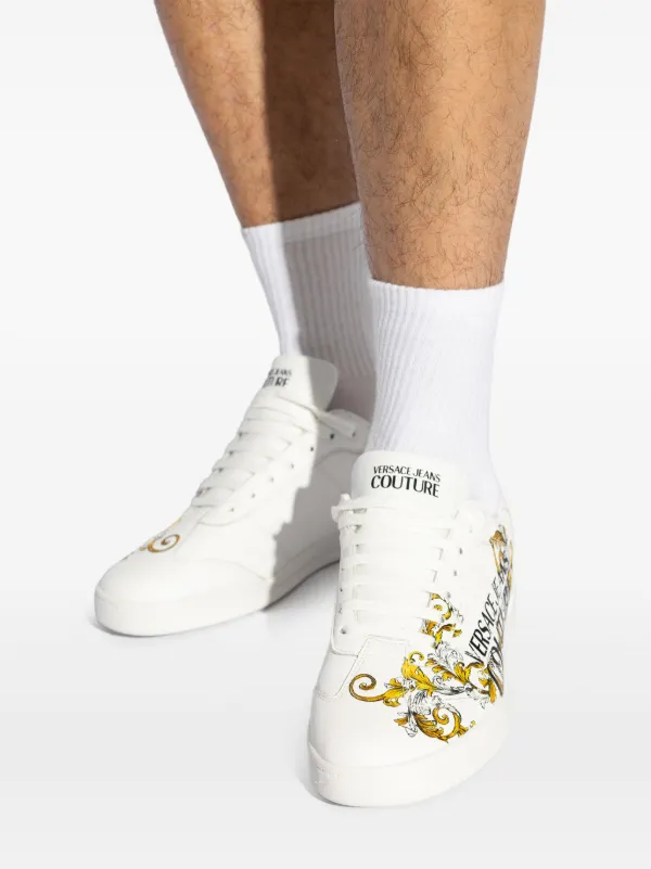 Versace Jeans Couture Tênis Brooklyn | Branco | FARFETCH BR