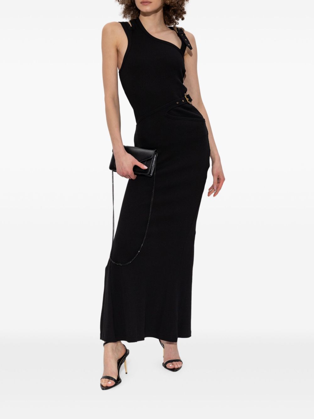 Versace Jeans Couture Uitgesneden midi-rok - Zwart