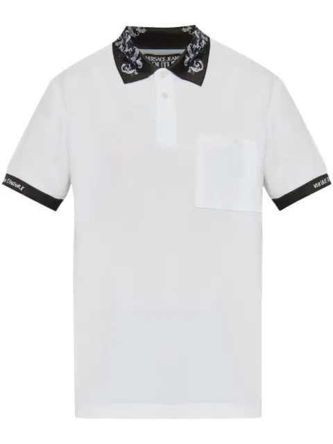 Versace Jeans Couture قميص بولو بطبعة الباروك