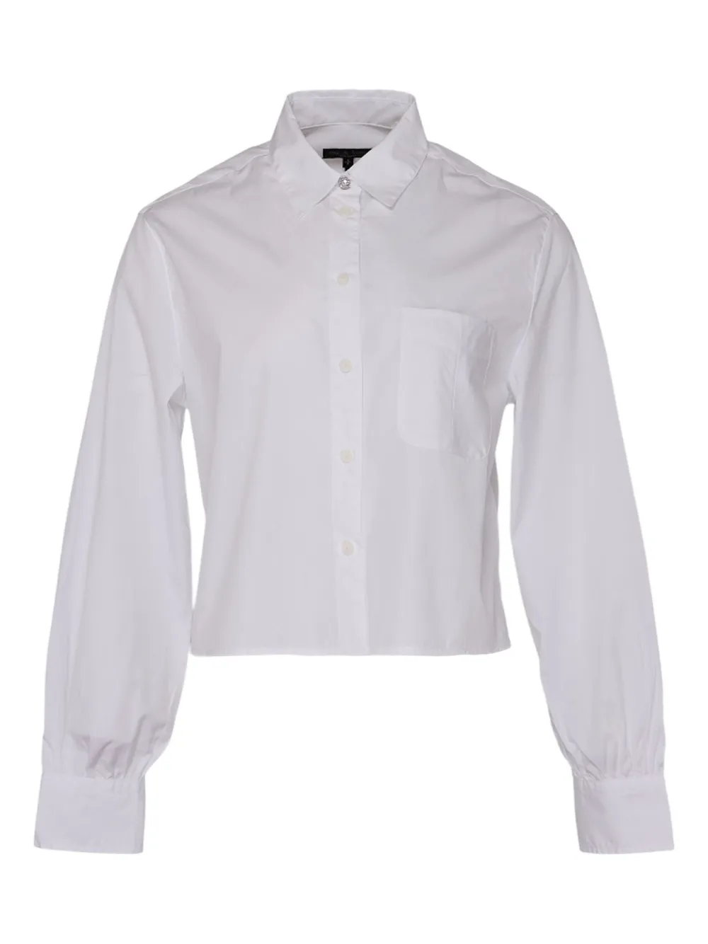 rag & bone camisa con bolsillo y manga larga | blanco | Image 1