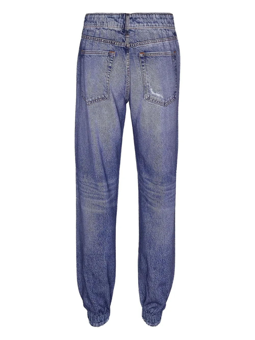 rag & bone Miramar Jogger distressed cuffed jeans Blauw