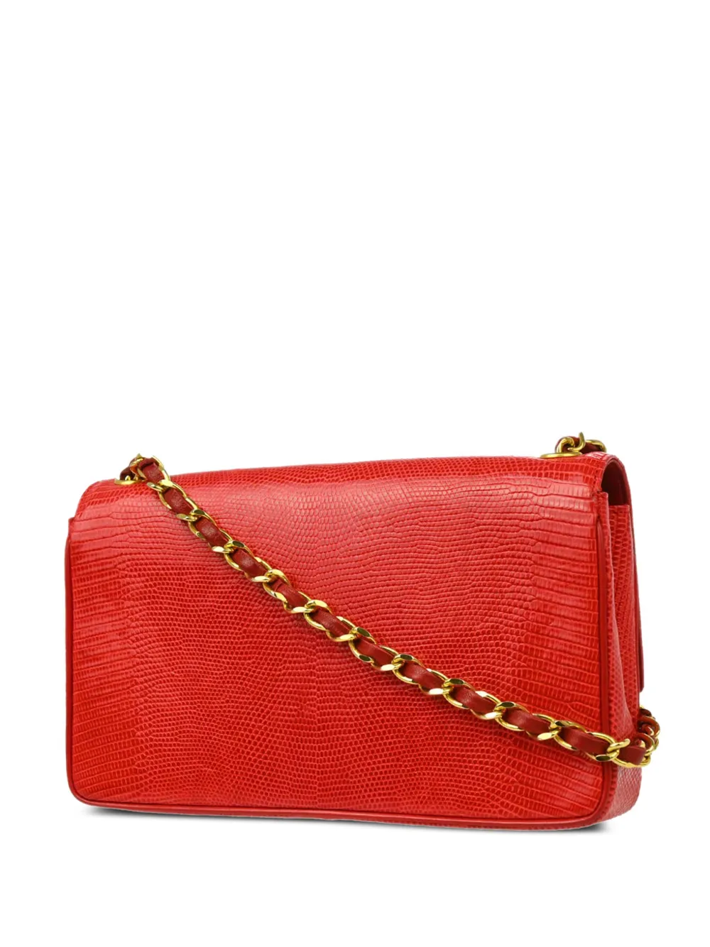 CHANEL Pre-Owned 1990 Single Flap schoudertas - Rood