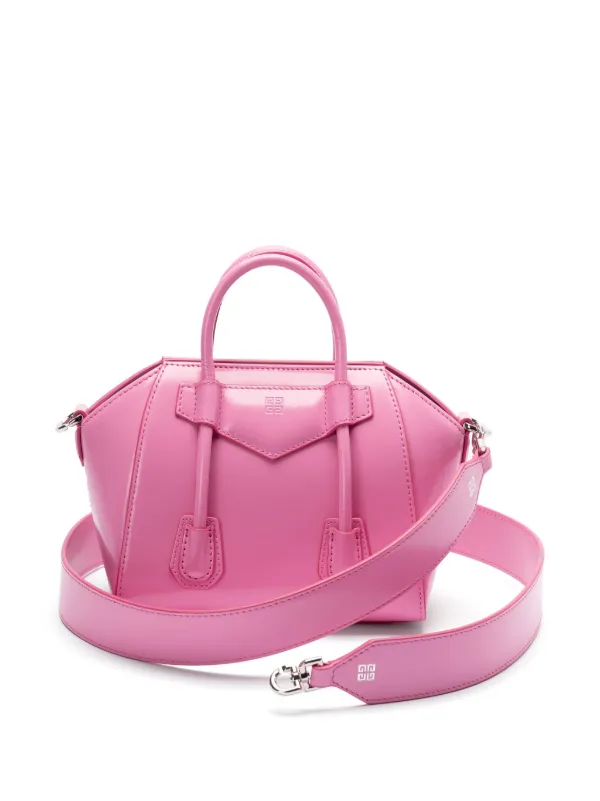 【関税＆送料込み】Givenchy Pink Leather Antigona Top Handl Givenchy Pink Mini Antigona Leather Satchel Handle Crossbody