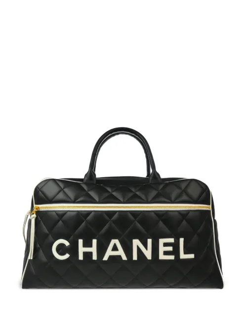 Sac à main à logo appliqué (1995) - CHANEL Pre-Owned - Modalova