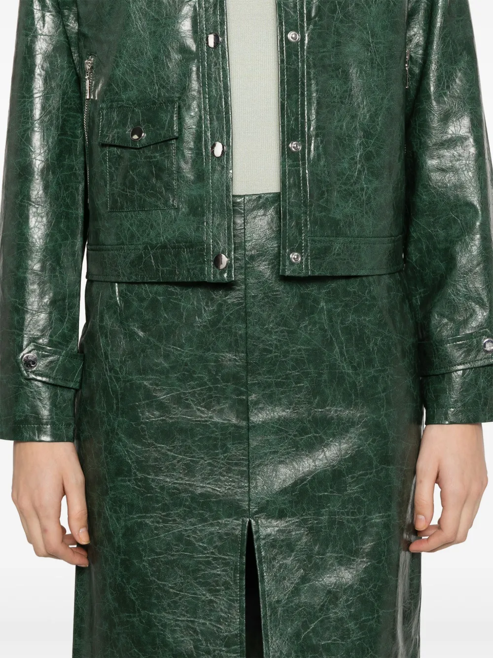Shop Baum Und Pferdgarten Signa Skirt In Green