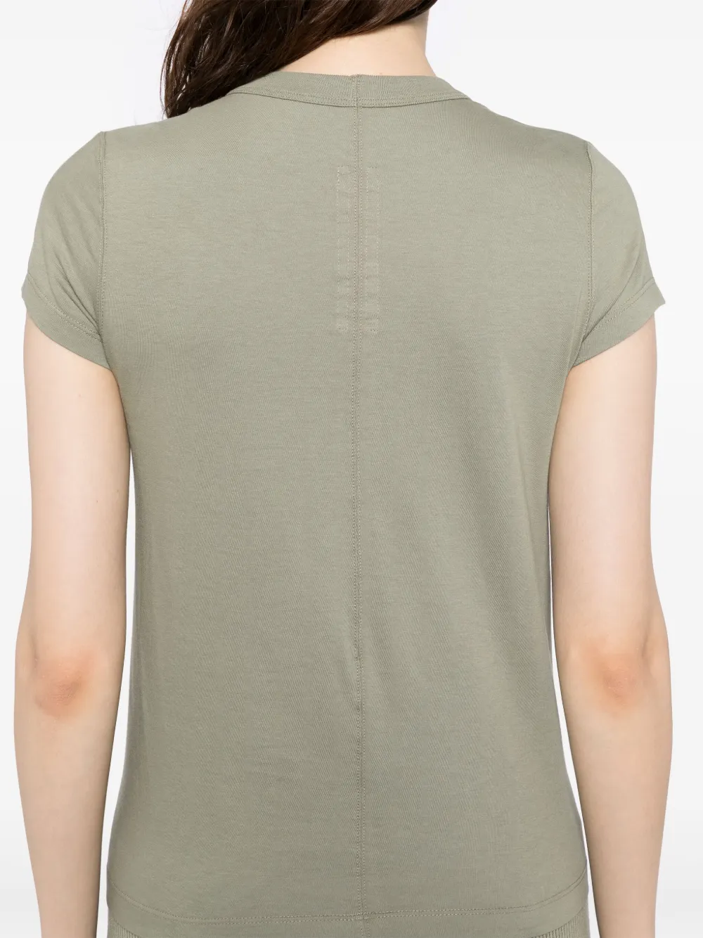 Rick Owens Cropped T-shirt Groen