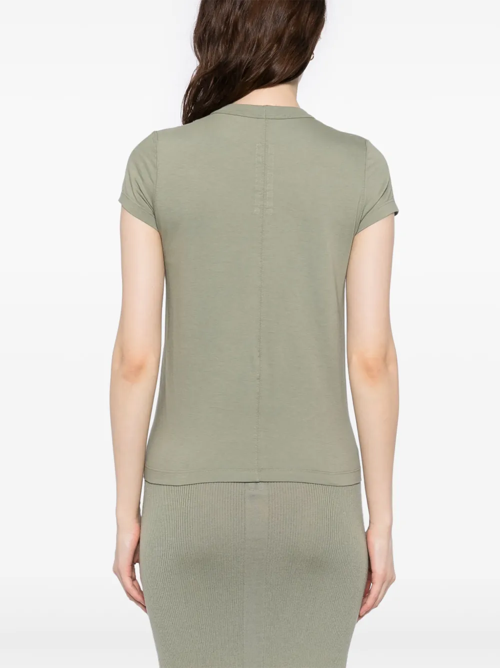 Rick Owens Cropped T-shirt Groen