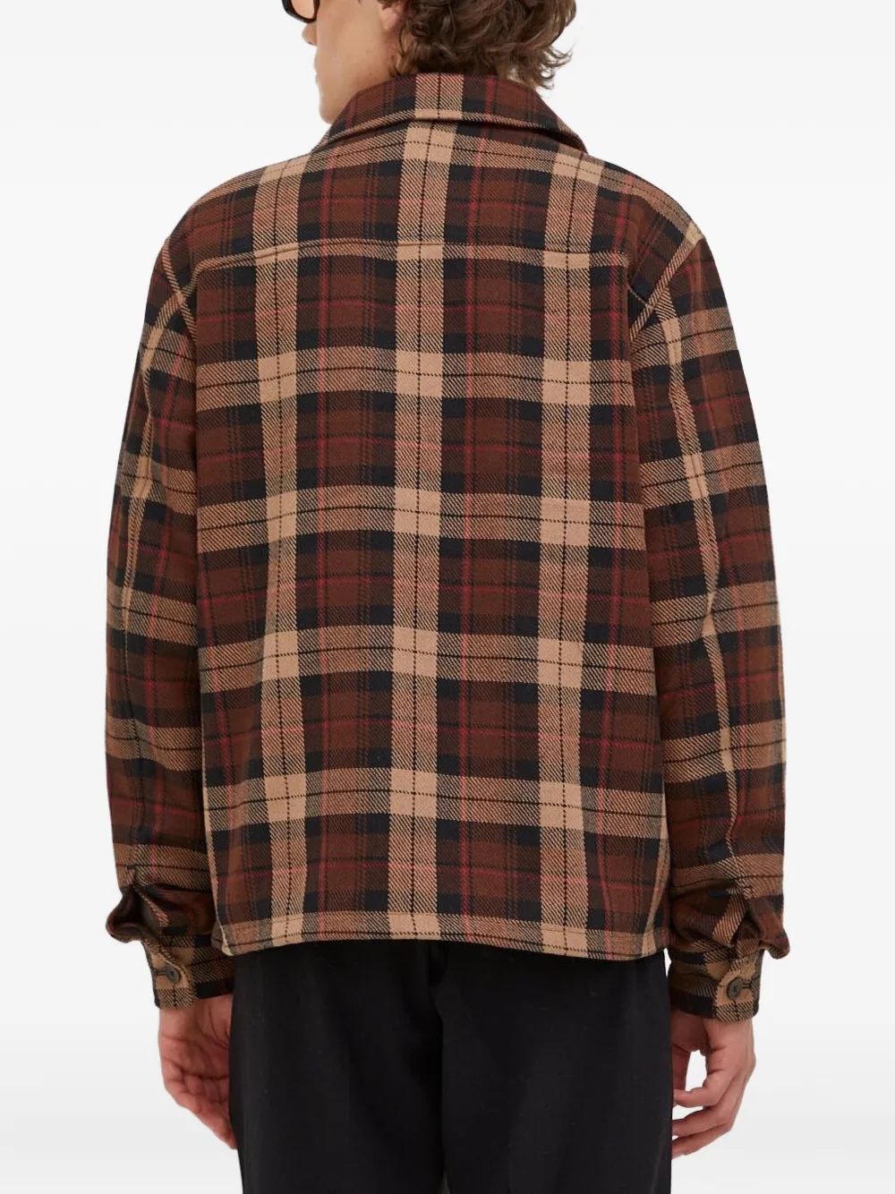 Les Deux plaid pocket jacket Bruin