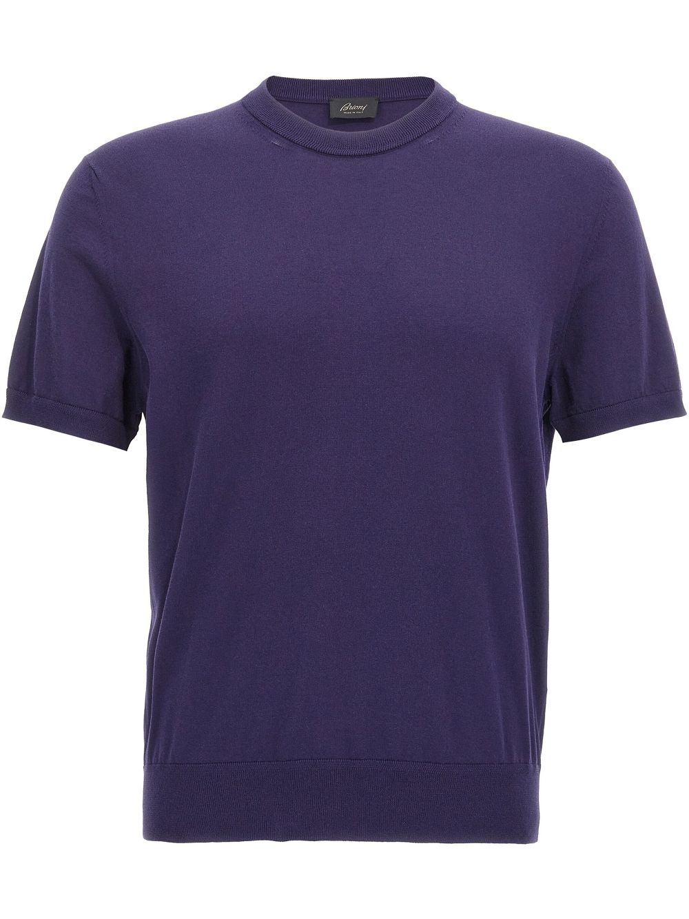 Brioni fine-knit T-shirt - Blue