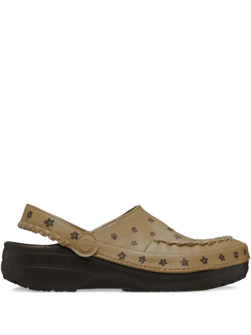 Crocs x Story MFG floral-printed slip-on clogs | Neutrals | Image 1
